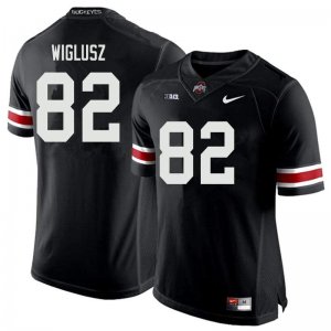 NCAA Ohio State Buckeyes Men's #82 Sam Wiglusz Black Nike Football College Jersey ZUR7345IS